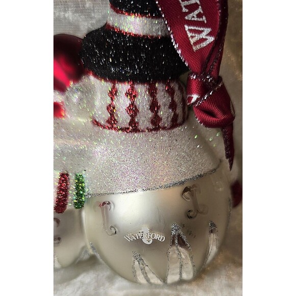 2008 Our 1st Christmas Waterford Heirloom‎ Ornaments Snowman Couple BNIP - Picture 5 of 7